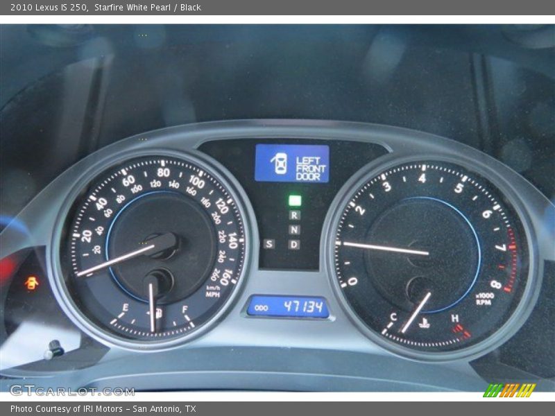 Starfire White Pearl / Black 2010 Lexus IS 250