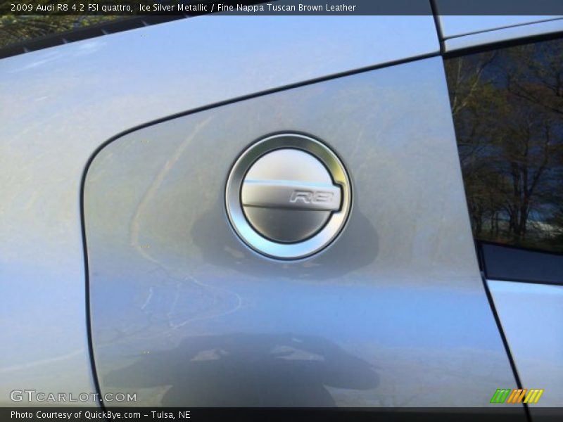 Ice Silver Metallic / Fine Nappa Tuscan Brown Leather 2009 Audi R8 4.2 FSI quattro