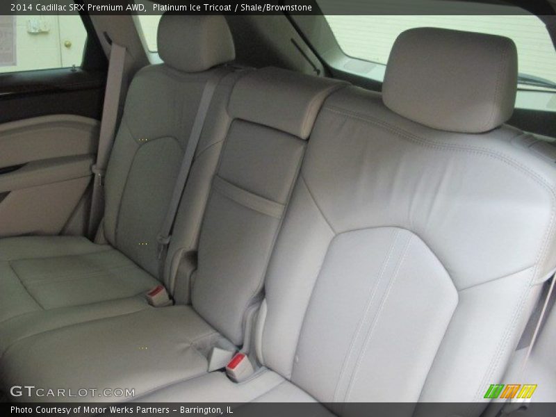 Platinum Ice Tricoat / Shale/Brownstone 2014 Cadillac SRX Premium AWD