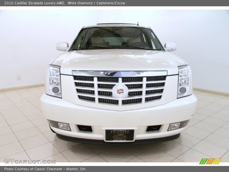 White Diamond / Cashmere/Cocoa 2010 Cadillac Escalade Luxury AWD
