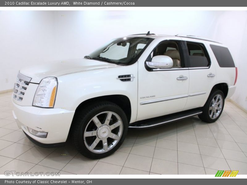 White Diamond / Cashmere/Cocoa 2010 Cadillac Escalade Luxury AWD