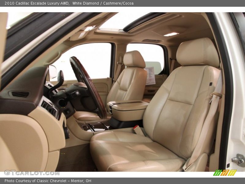 White Diamond / Cashmere/Cocoa 2010 Cadillac Escalade Luxury AWD
