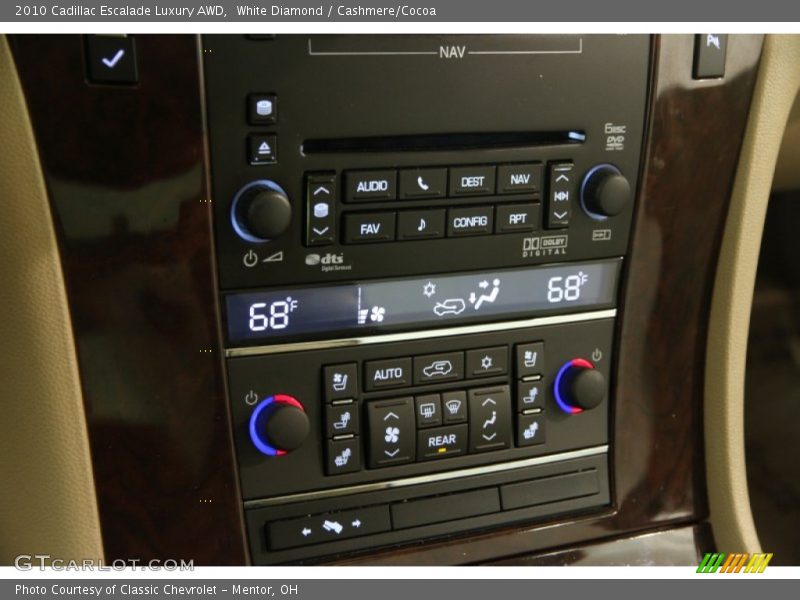 White Diamond / Cashmere/Cocoa 2010 Cadillac Escalade Luxury AWD