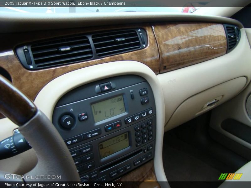 Ebony Black / Champagne 2005 Jaguar X-Type 3.0 Sport Wagon
