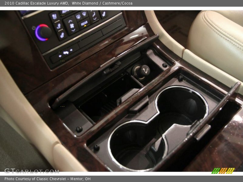 White Diamond / Cashmere/Cocoa 2010 Cadillac Escalade Luxury AWD