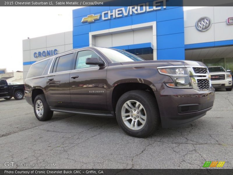 Sable Metallic / Cocoa/Dune 2015 Chevrolet Suburban LS