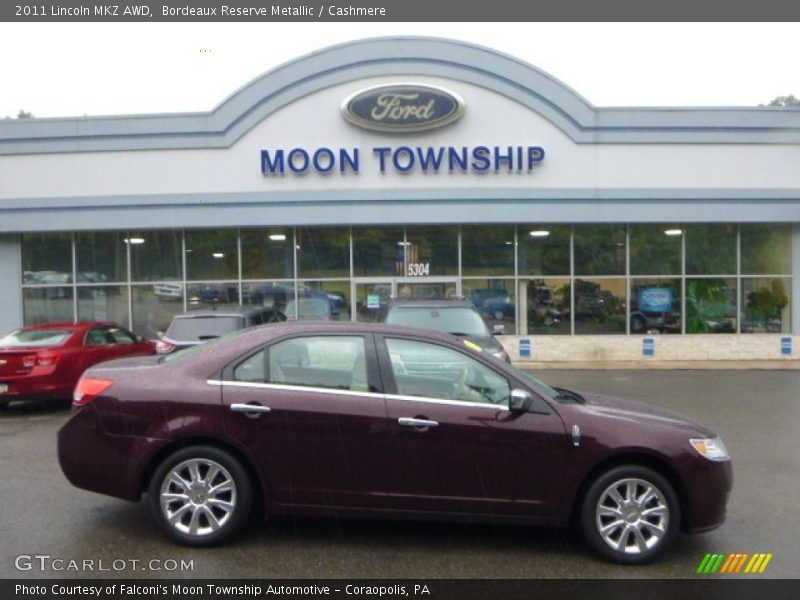 Bordeaux Reserve Metallic / Cashmere 2011 Lincoln MKZ AWD