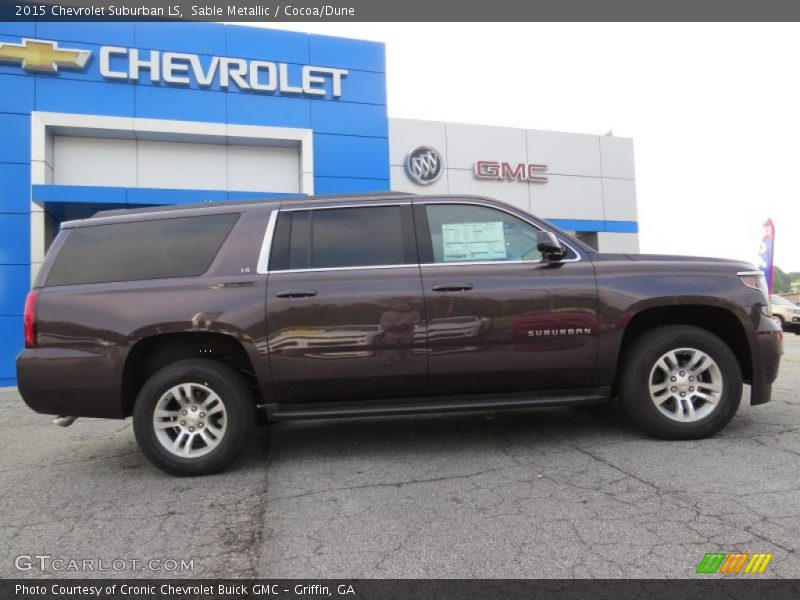 Sable Metallic / Cocoa/Dune 2015 Chevrolet Suburban LS