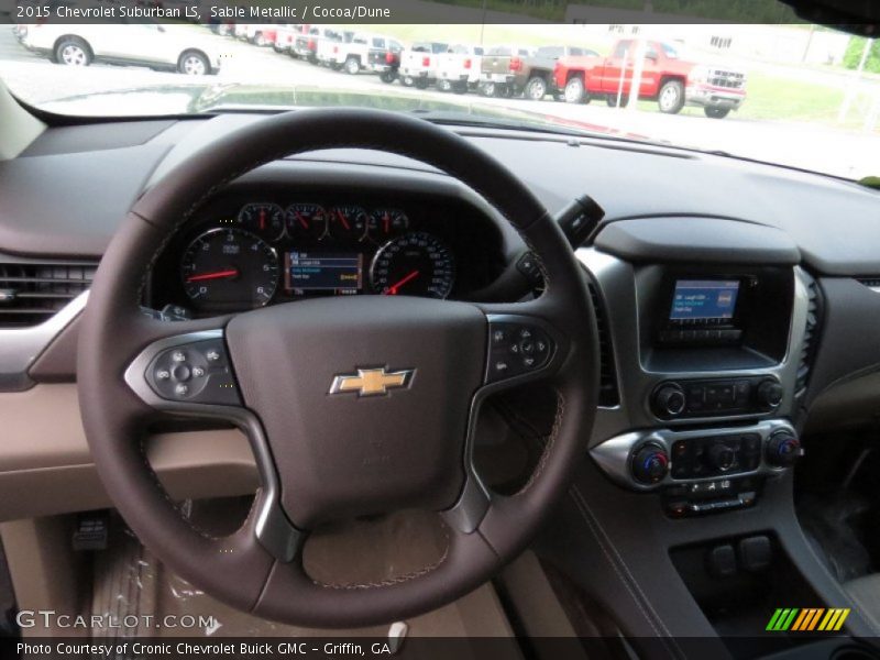 Sable Metallic / Cocoa/Dune 2015 Chevrolet Suburban LS