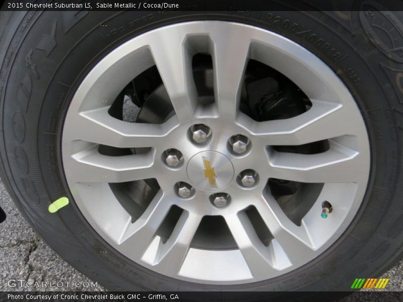 Sable Metallic / Cocoa/Dune 2015 Chevrolet Suburban LS