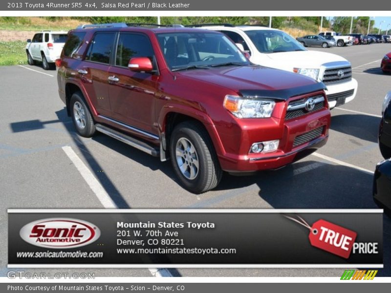 Salsa Red Pearl / Black Leather 2013 Toyota 4Runner SR5 4x4