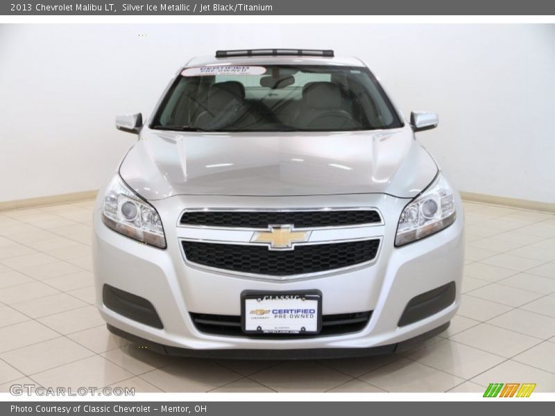 Silver Ice Metallic / Jet Black/Titanium 2013 Chevrolet Malibu LT
