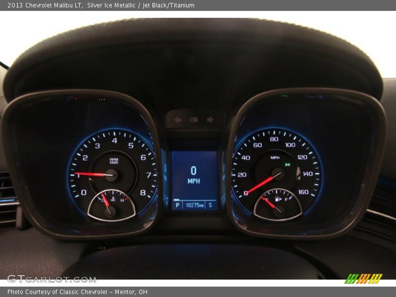Silver Ice Metallic / Jet Black/Titanium 2013 Chevrolet Malibu LT