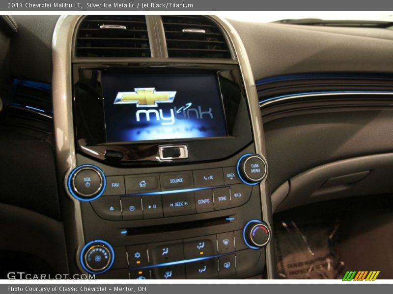 Silver Ice Metallic / Jet Black/Titanium 2013 Chevrolet Malibu LT