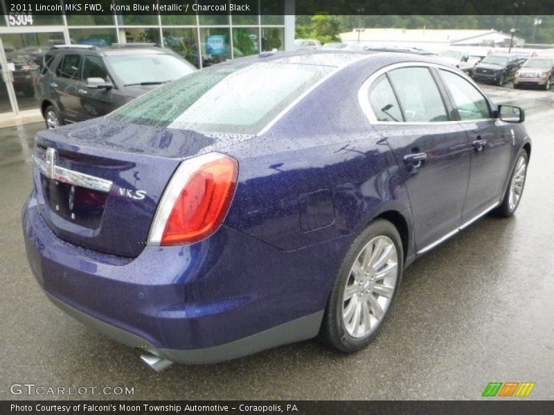 Kona Blue Metallic / Charcoal Black 2011 Lincoln MKS FWD