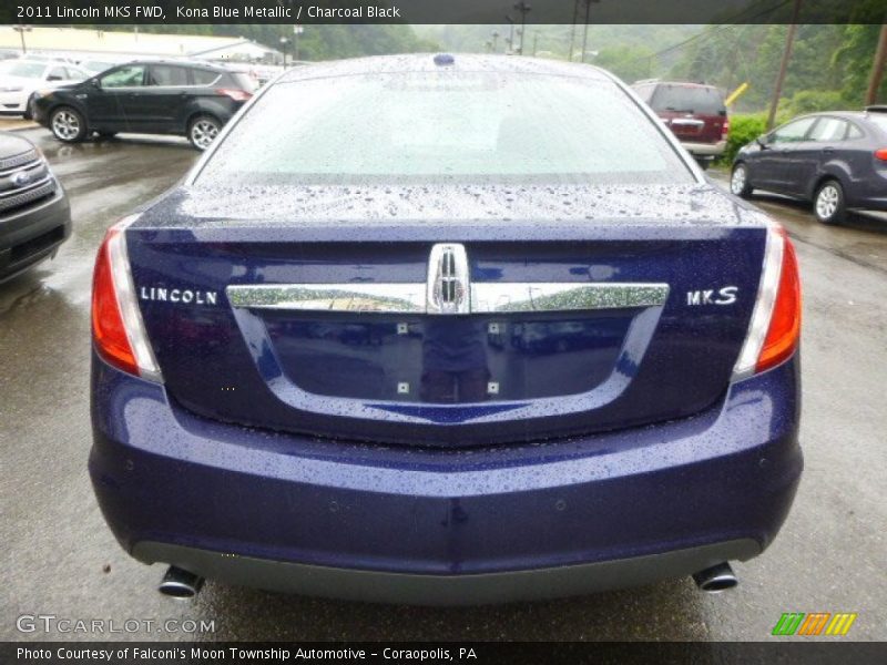 Kona Blue Metallic / Charcoal Black 2011 Lincoln MKS FWD
