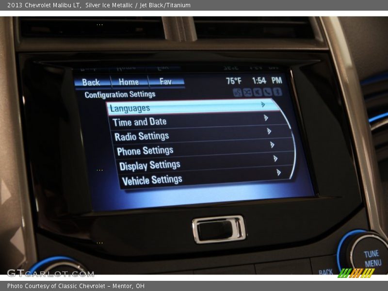 Silver Ice Metallic / Jet Black/Titanium 2013 Chevrolet Malibu LT