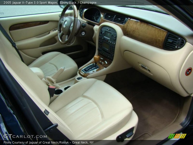 Ebony Black / Champagne 2005 Jaguar X-Type 3.0 Sport Wagon