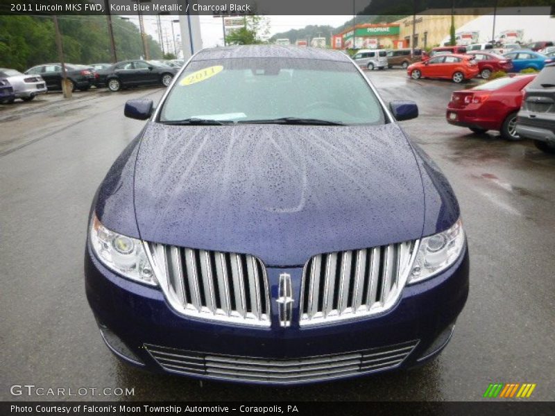 Kona Blue Metallic / Charcoal Black 2011 Lincoln MKS FWD