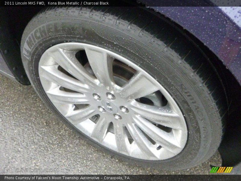 Kona Blue Metallic / Charcoal Black 2011 Lincoln MKS FWD