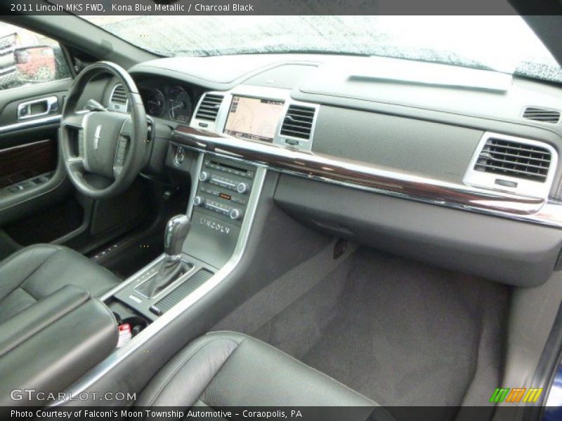 Kona Blue Metallic / Charcoal Black 2011 Lincoln MKS FWD