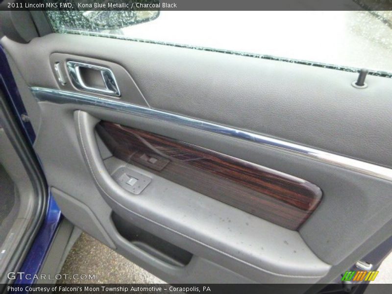 Kona Blue Metallic / Charcoal Black 2011 Lincoln MKS FWD