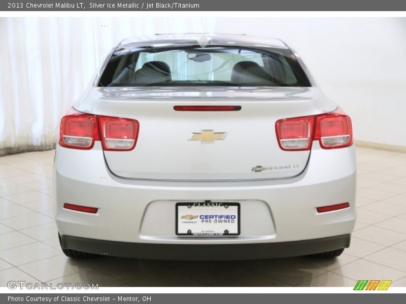 Silver Ice Metallic / Jet Black/Titanium 2013 Chevrolet Malibu LT