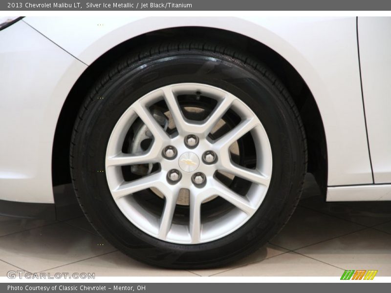 Silver Ice Metallic / Jet Black/Titanium 2013 Chevrolet Malibu LT