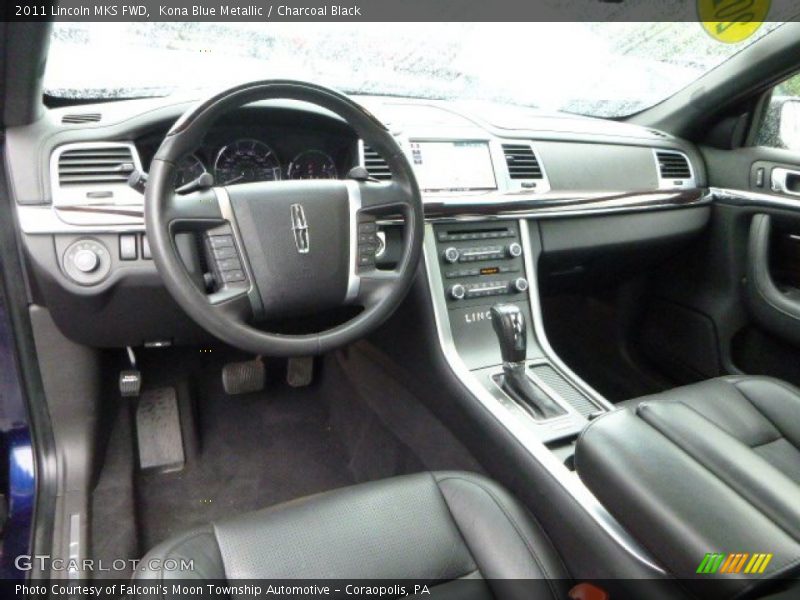  2011 MKS FWD Charcoal Black Interior