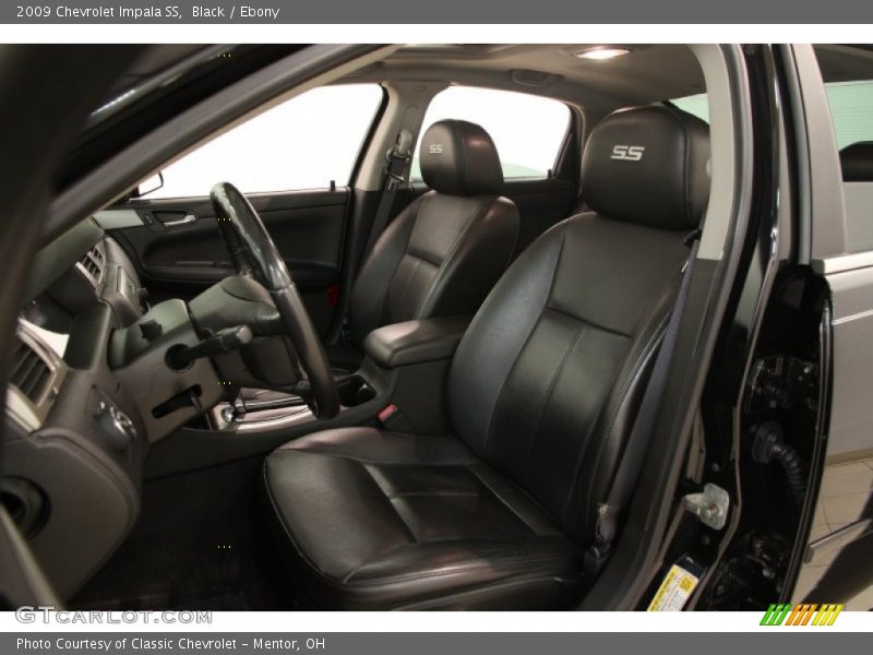 Front Seat of 2009 Impala SS