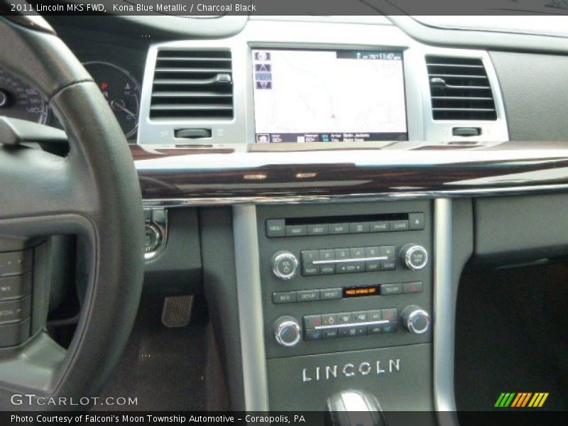 Kona Blue Metallic / Charcoal Black 2011 Lincoln MKS FWD