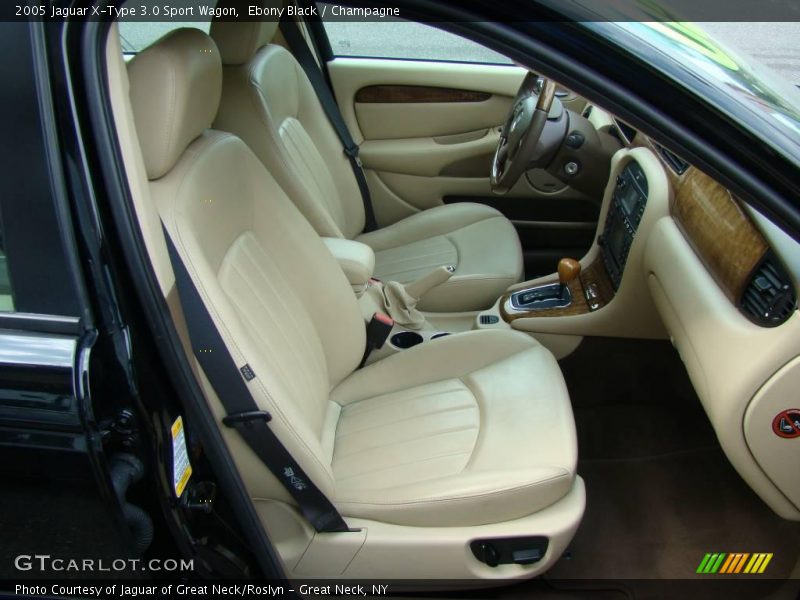 Ebony Black / Champagne 2005 Jaguar X-Type 3.0 Sport Wagon