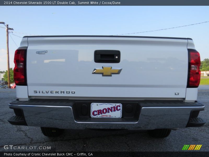 Summit White / Cocoa/Dune 2014 Chevrolet Silverado 1500 LT Double Cab