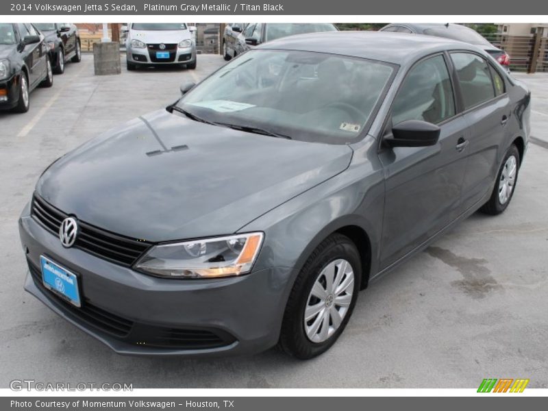 Platinum Gray Metallic / Titan Black 2014 Volkswagen Jetta S Sedan