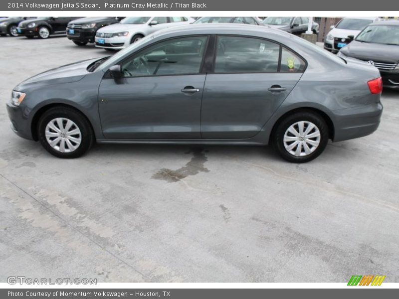Platinum Gray Metallic / Titan Black 2014 Volkswagen Jetta S Sedan