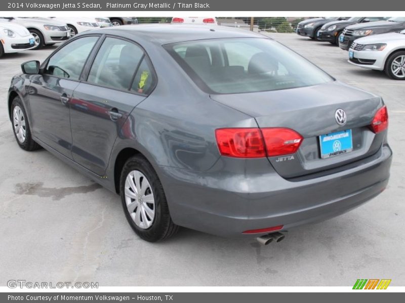Platinum Gray Metallic / Titan Black 2014 Volkswagen Jetta S Sedan