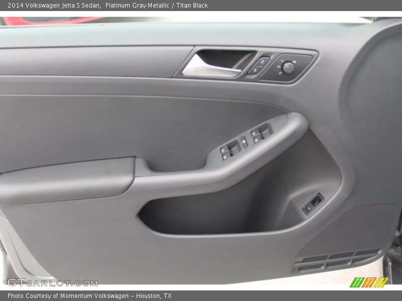 Platinum Gray Metallic / Titan Black 2014 Volkswagen Jetta S Sedan