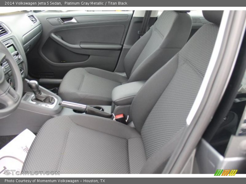 Platinum Gray Metallic / Titan Black 2014 Volkswagen Jetta S Sedan