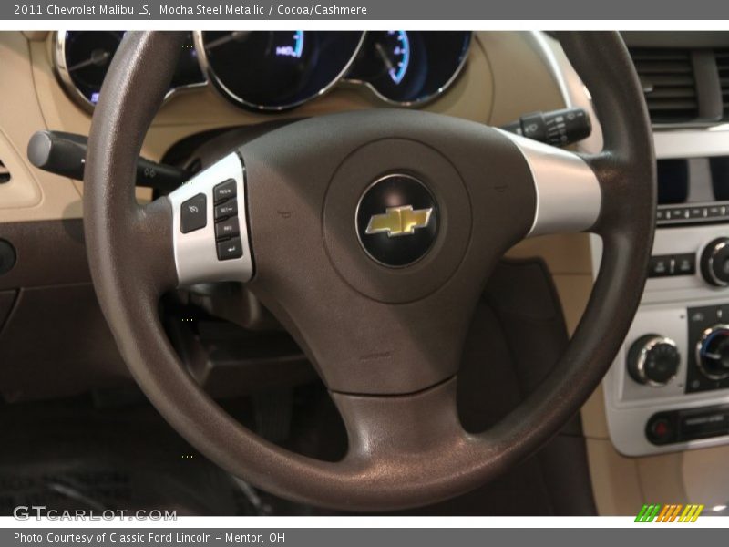 Mocha Steel Metallic / Cocoa/Cashmere 2011 Chevrolet Malibu LS