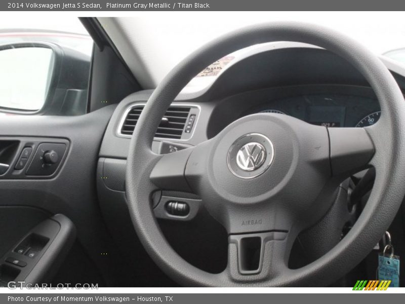 Platinum Gray Metallic / Titan Black 2014 Volkswagen Jetta S Sedan