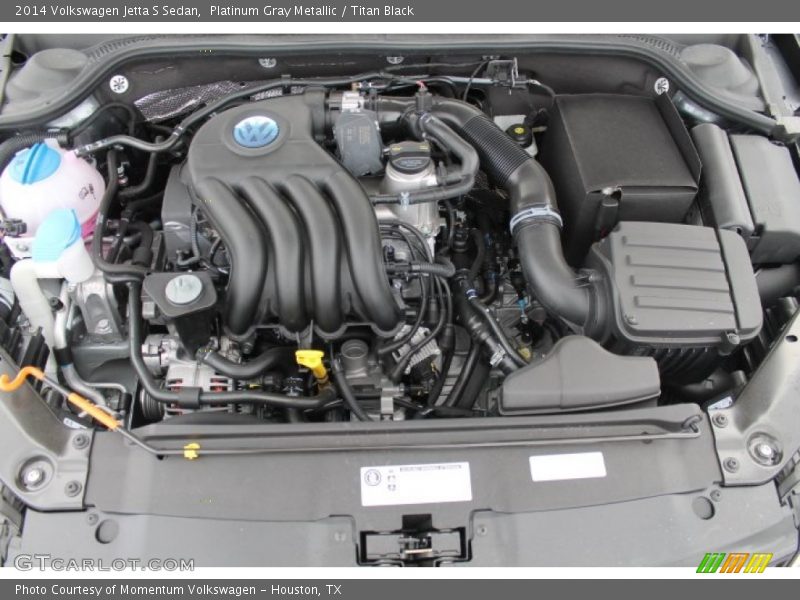 Platinum Gray Metallic / Titan Black 2014 Volkswagen Jetta S Sedan