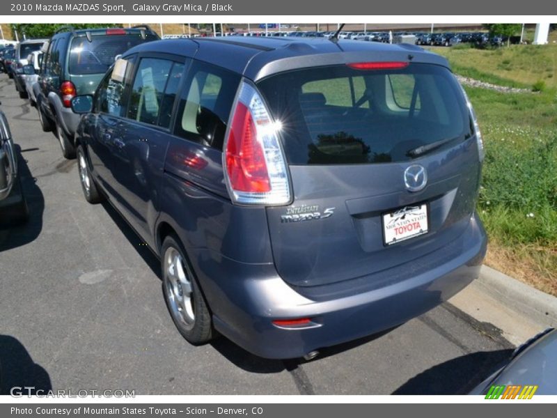 Galaxy Gray Mica / Black 2010 Mazda MAZDA5 Sport