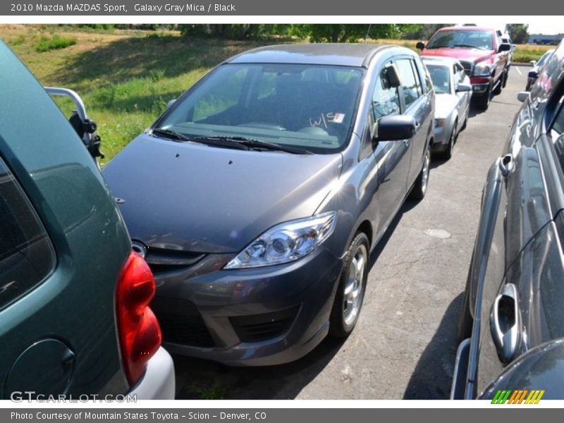 Galaxy Gray Mica / Black 2010 Mazda MAZDA5 Sport
