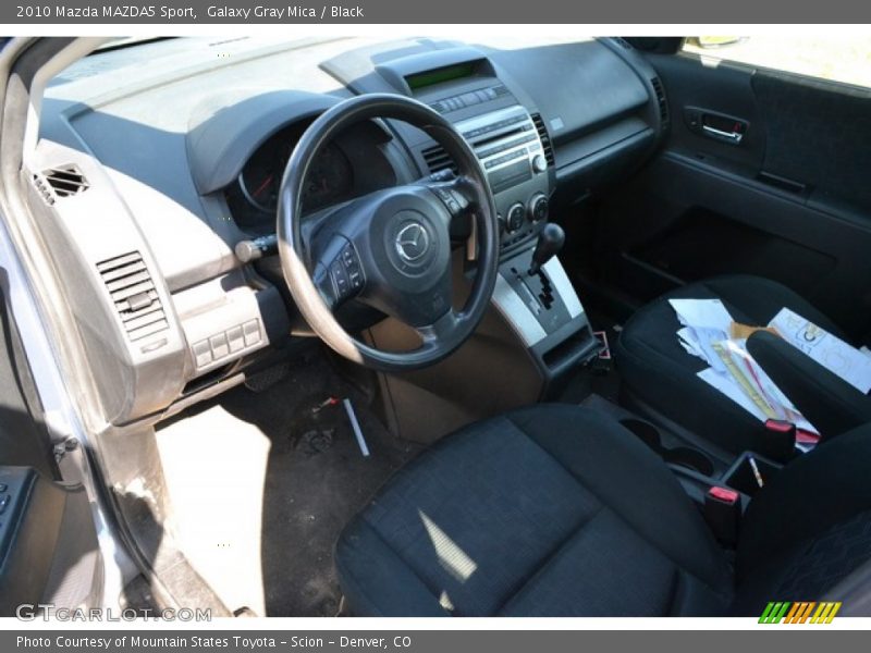 Galaxy Gray Mica / Black 2010 Mazda MAZDA5 Sport