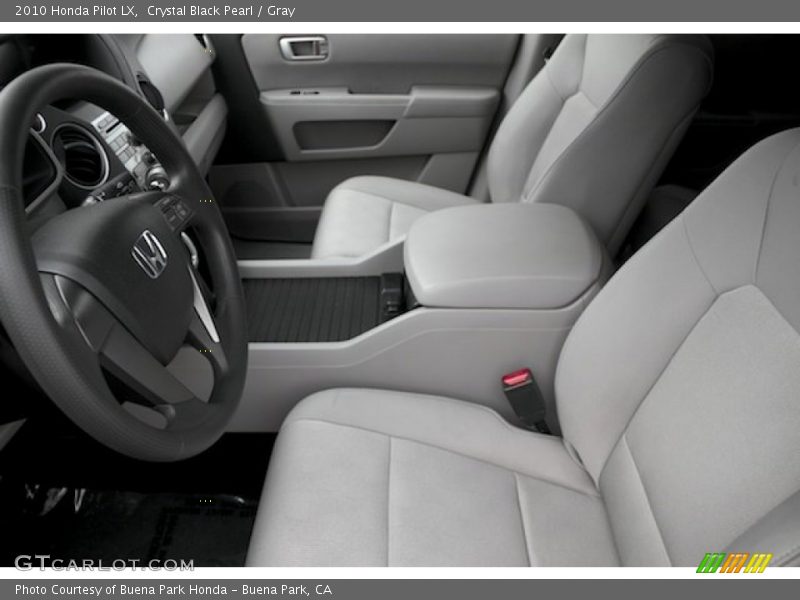Crystal Black Pearl / Gray 2010 Honda Pilot LX