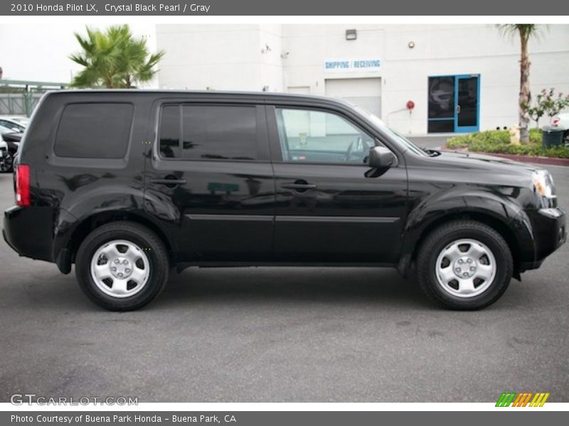 Crystal Black Pearl / Gray 2010 Honda Pilot LX