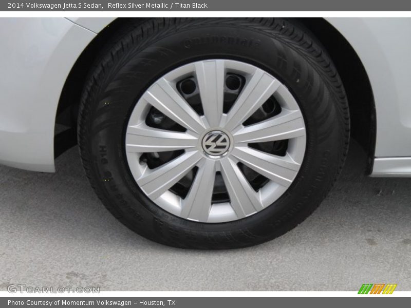 Reflex Silver Metallic / Titan Black 2014 Volkswagen Jetta S Sedan