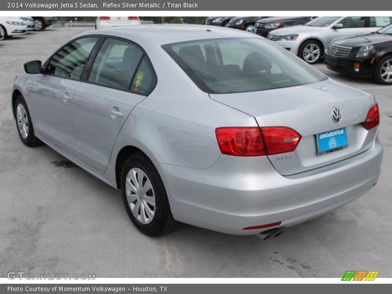 Reflex Silver Metallic / Titan Black 2014 Volkswagen Jetta S Sedan