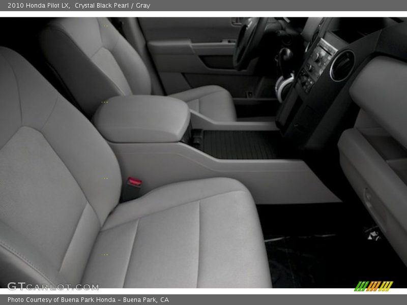 Crystal Black Pearl / Gray 2010 Honda Pilot LX