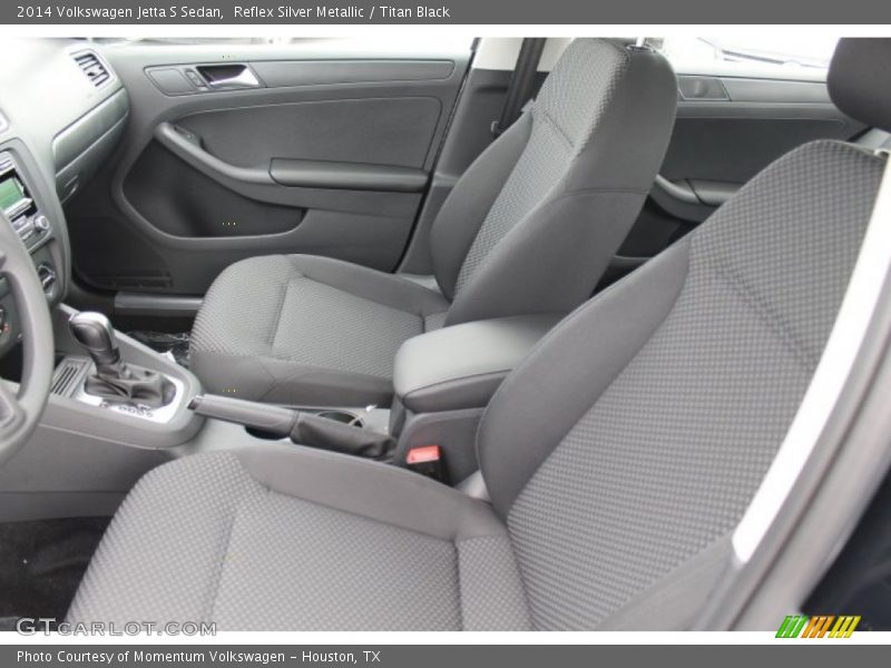 Reflex Silver Metallic / Titan Black 2014 Volkswagen Jetta S Sedan